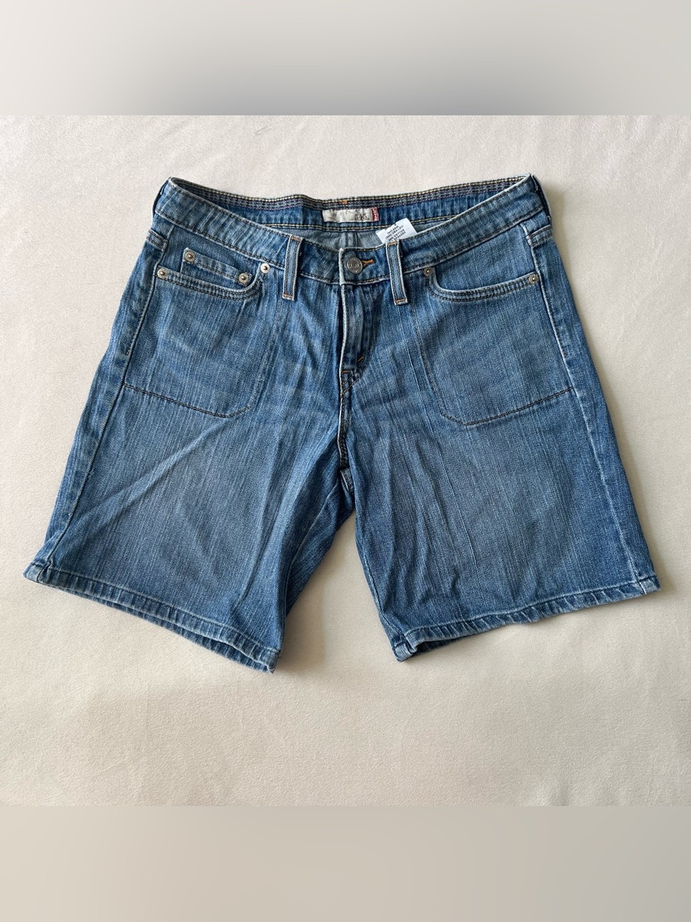 Women’s Levi’s 545 Denim Shorts No fray Summer Clean Classic Elegant